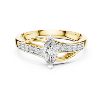 The Majestic Bloom Moissanite Cluster Ring