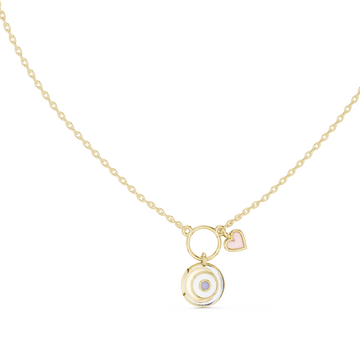 The Protected Heart Moissanite Pave Talisman Necklace