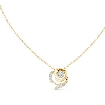 The Grand Petal Moissanite Cluster Pendant