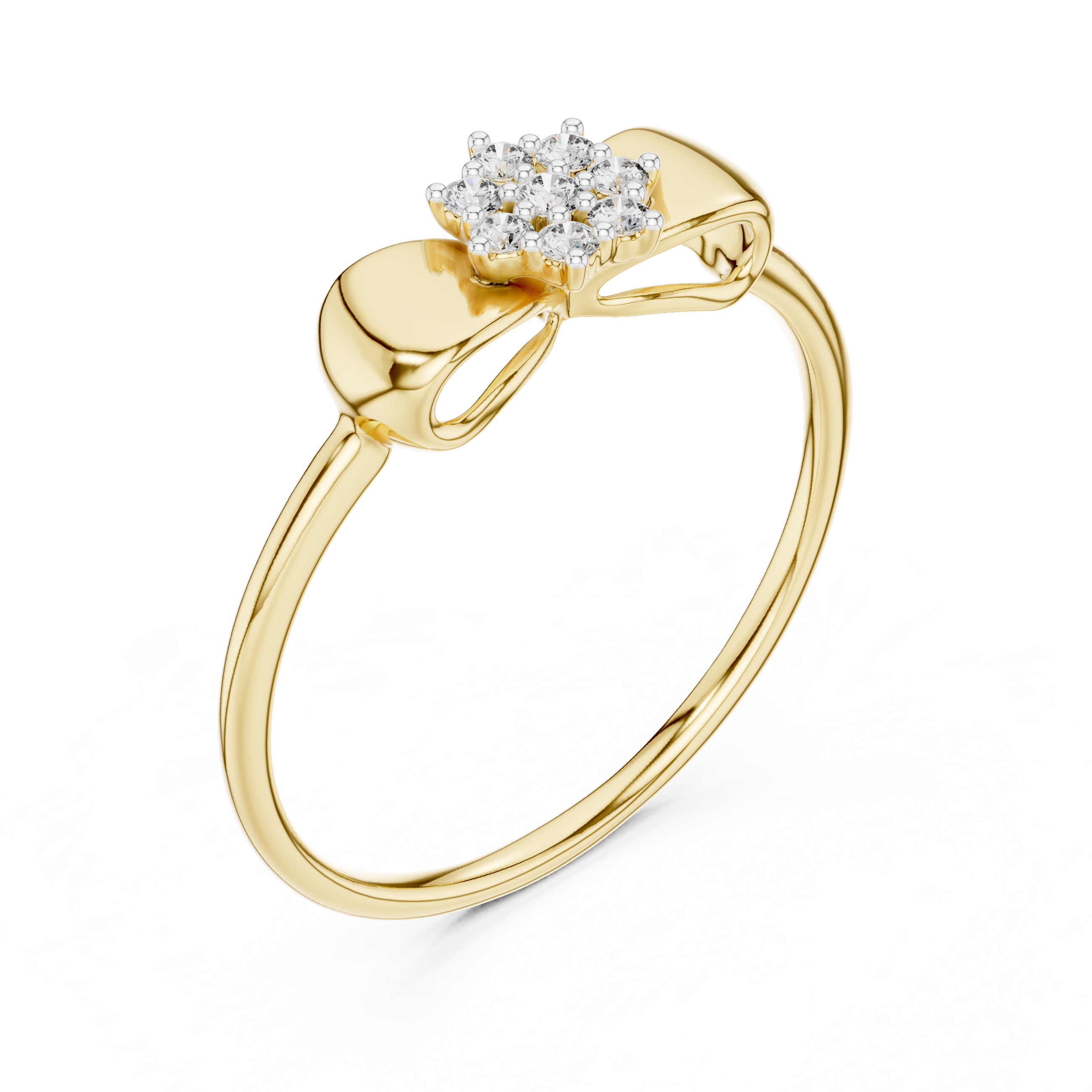 The Airy Halo Moissanite Delicate Stackable Band