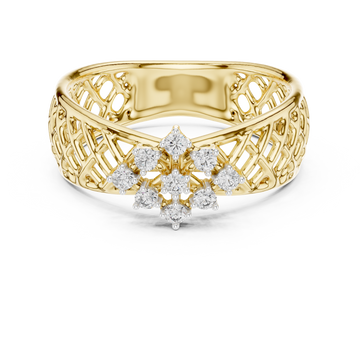 The Eternal Promise Moissanite Solitaire-Look Engagement Ring