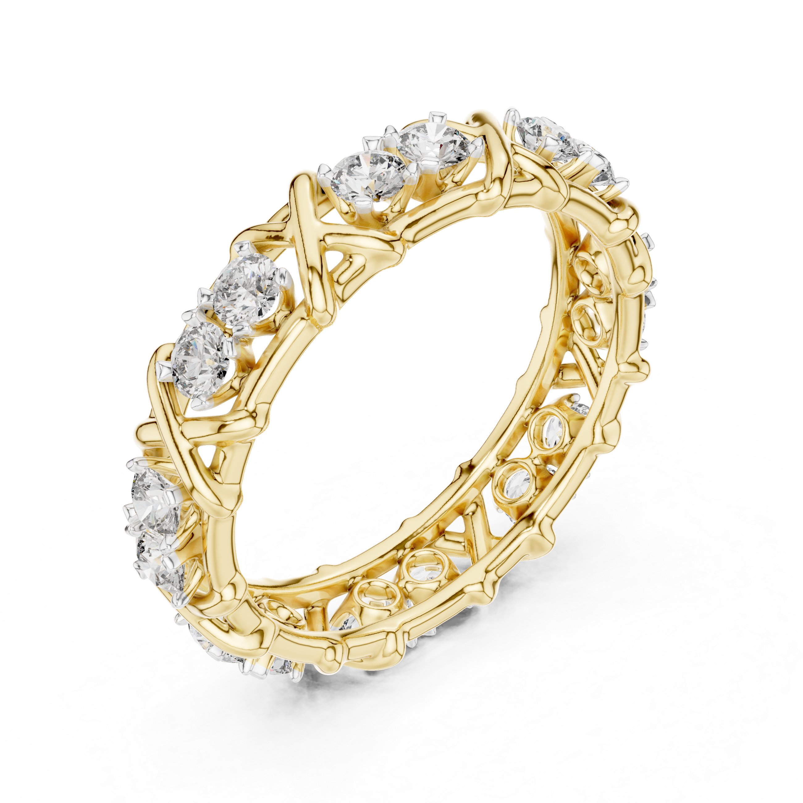The Radiant Halo Moissanite Grand Engagement Ring