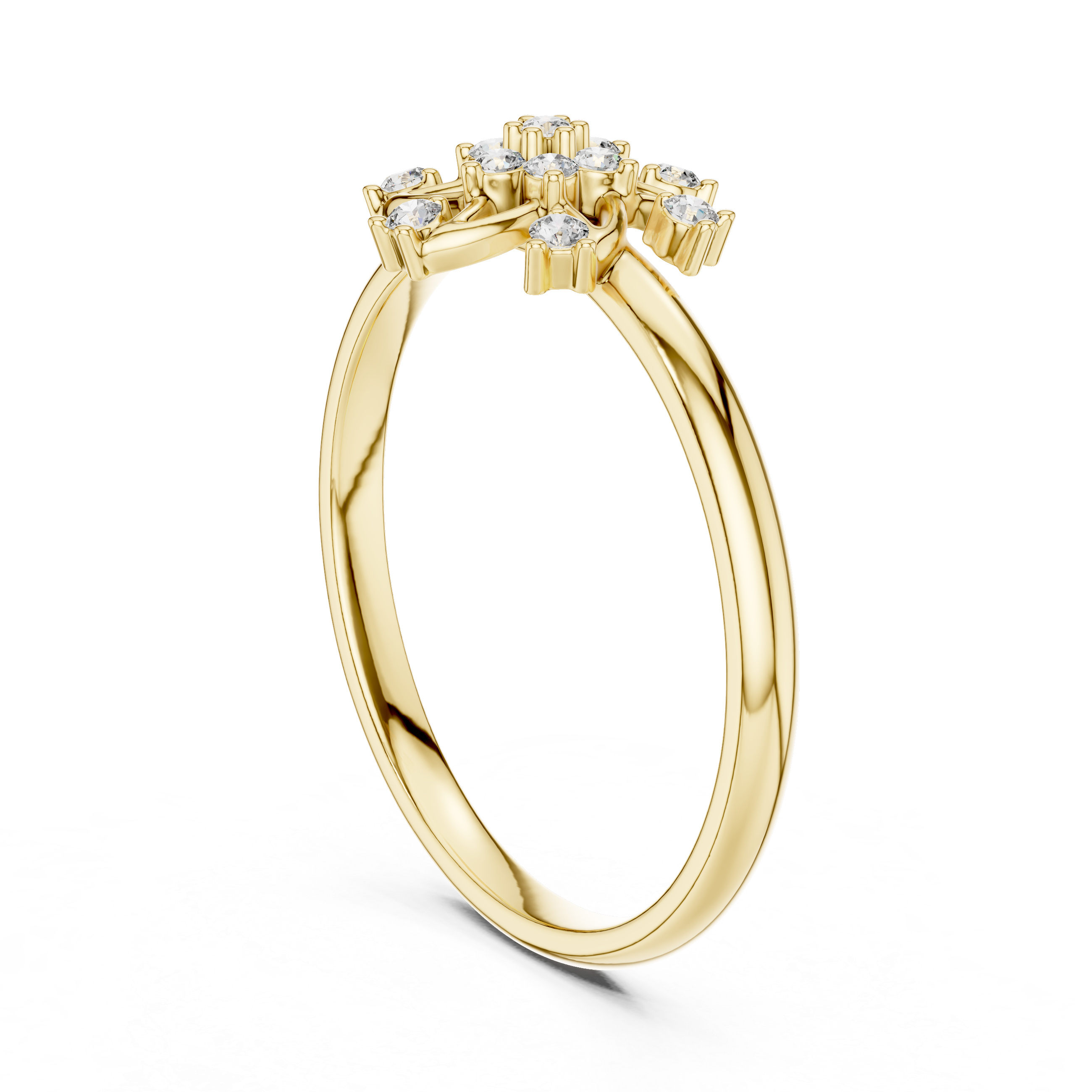 The Petal Bloom Cluster Ring | Dainty & Delightful