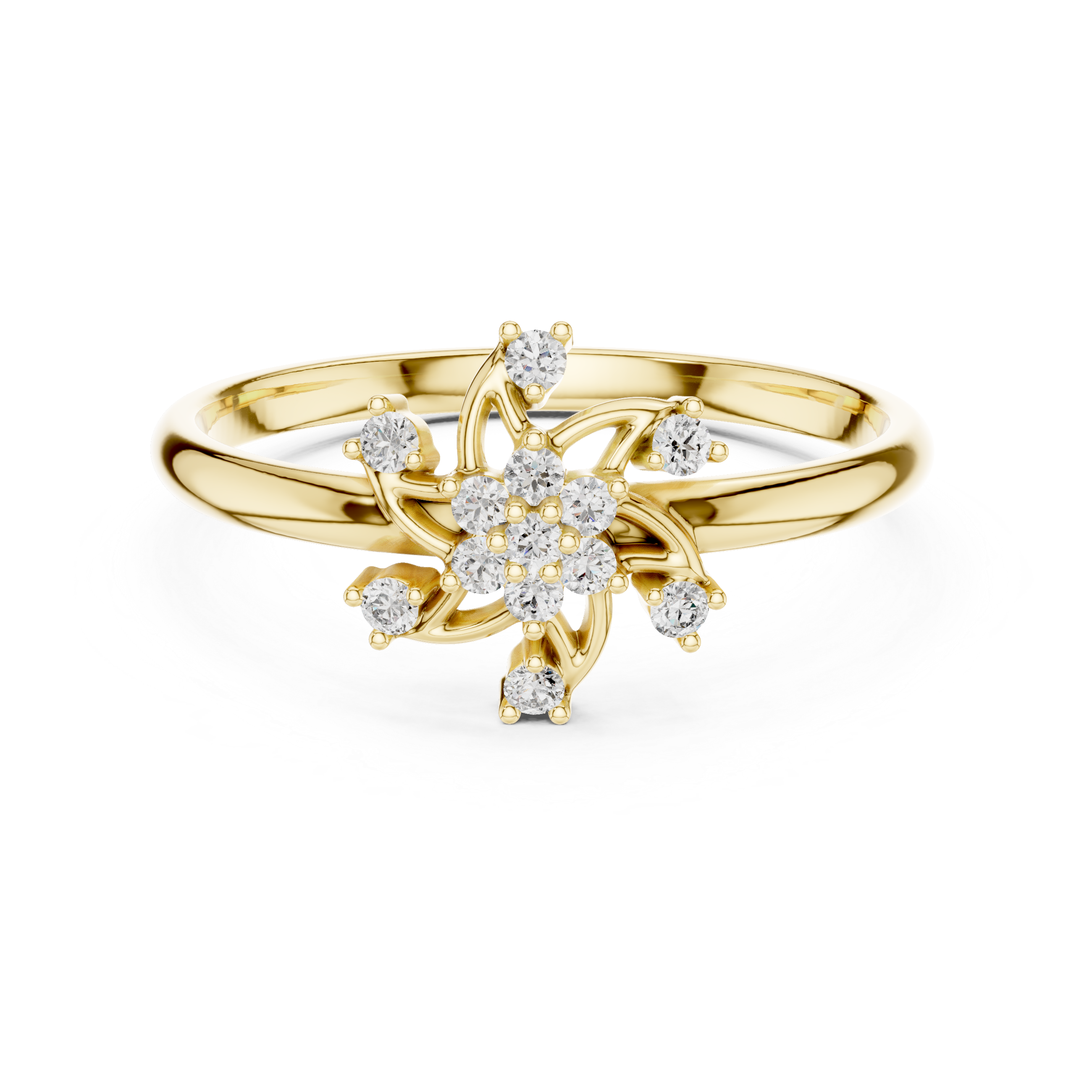 The Petal Bloom Cluster Ring | Dainty & Delightful