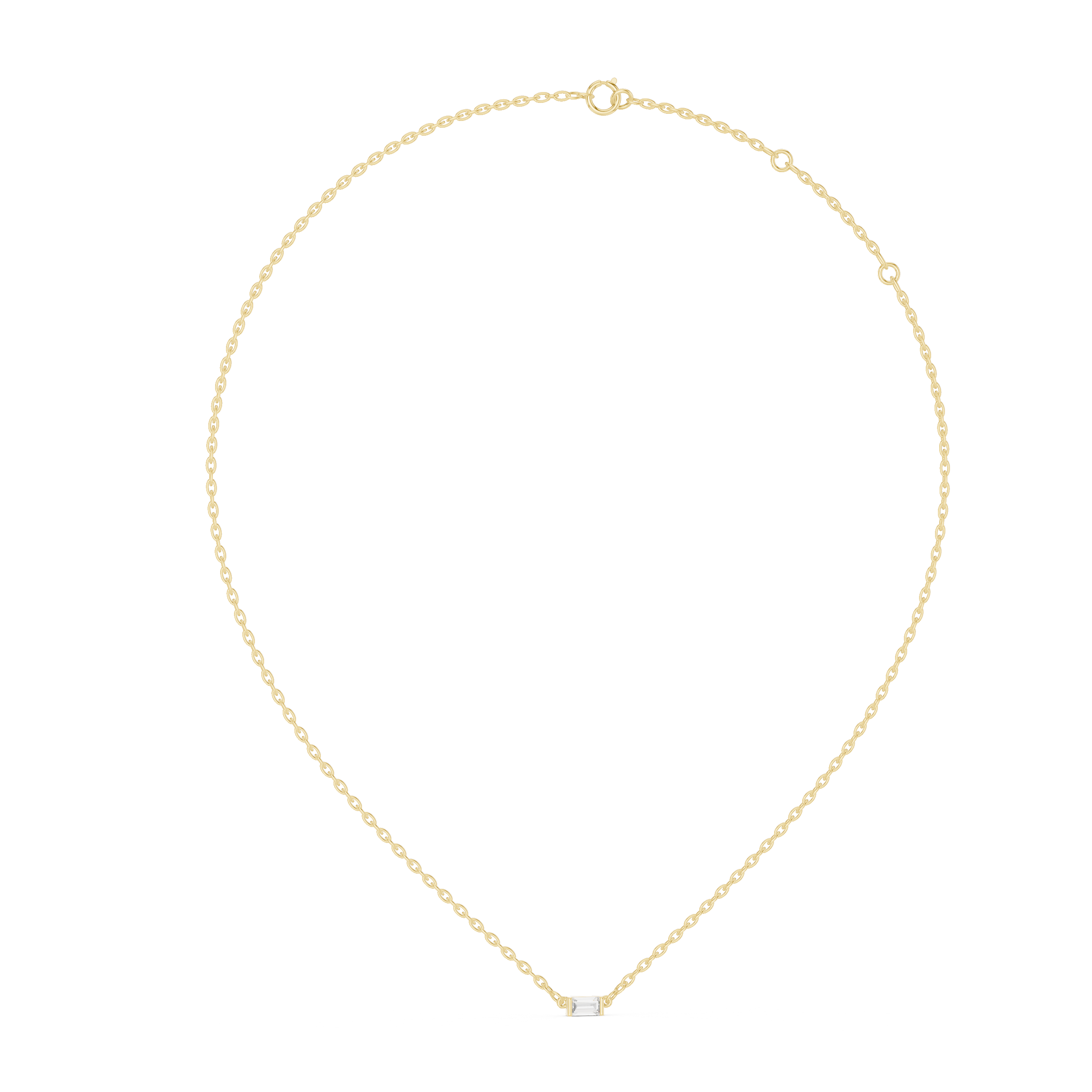 The Classic Brilliance Moissanite Solitaire Pendant