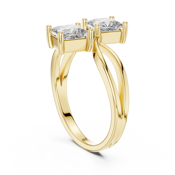 The Intertwined Princess Toi et Moi Ring | Modern Romance Collection