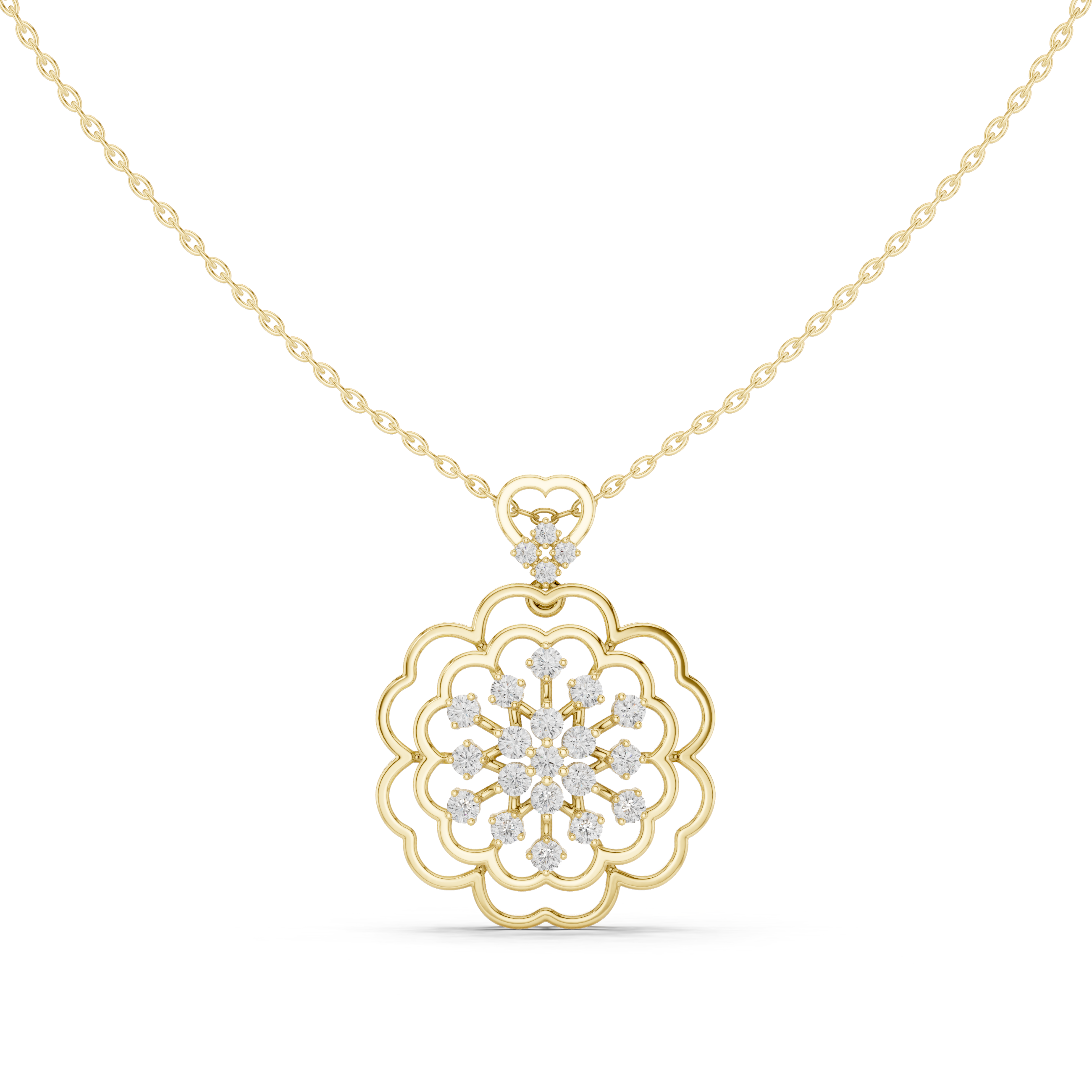 The Grand Magnolia Cluster Pendant