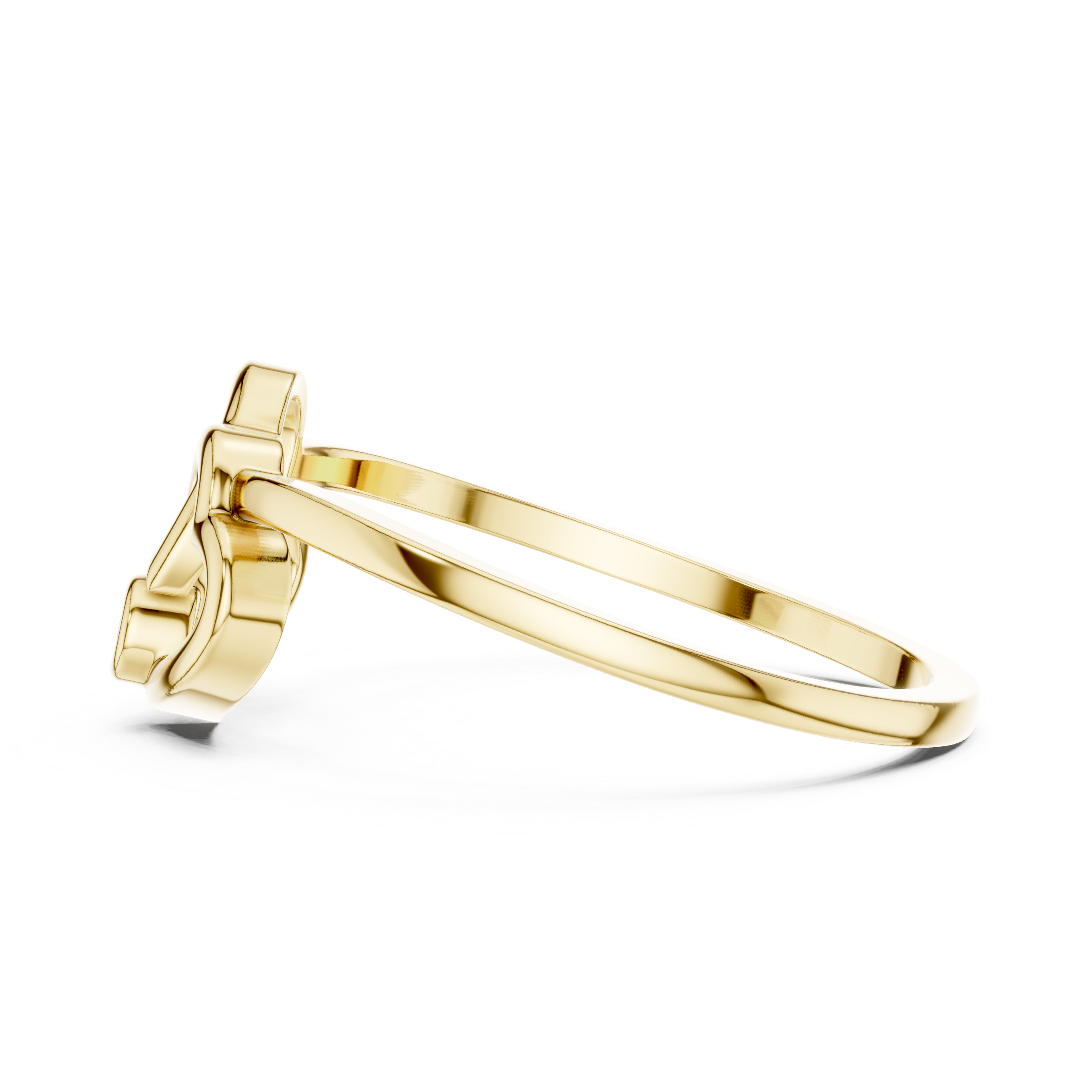 The Eternal Hearts Gold Ring | Minimalist Love Collection