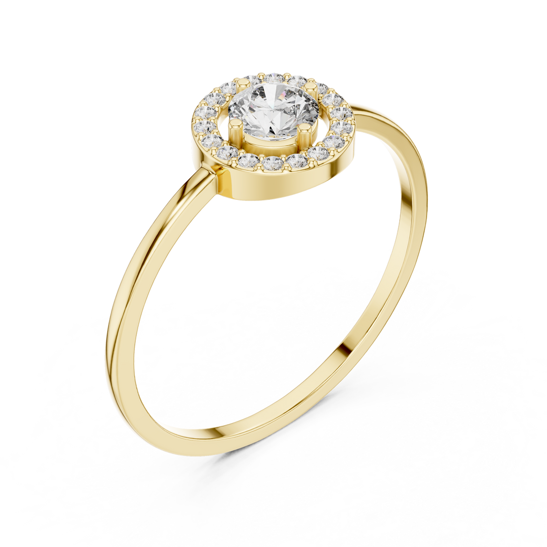 The Floating Radiance Halo Ring | Brilliance Multiplier
