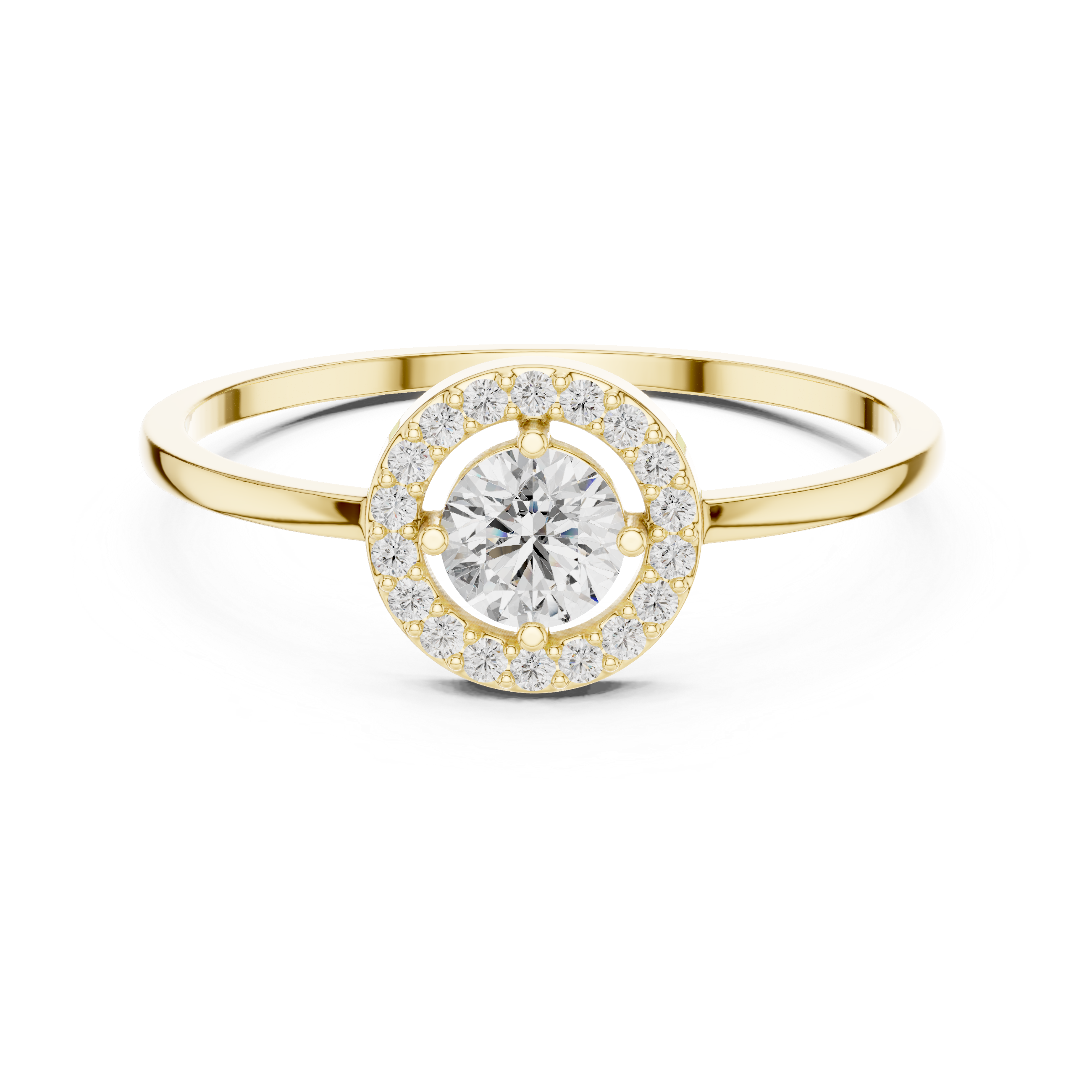 The Floating Radiance Halo Ring | Brilliance Multiplier