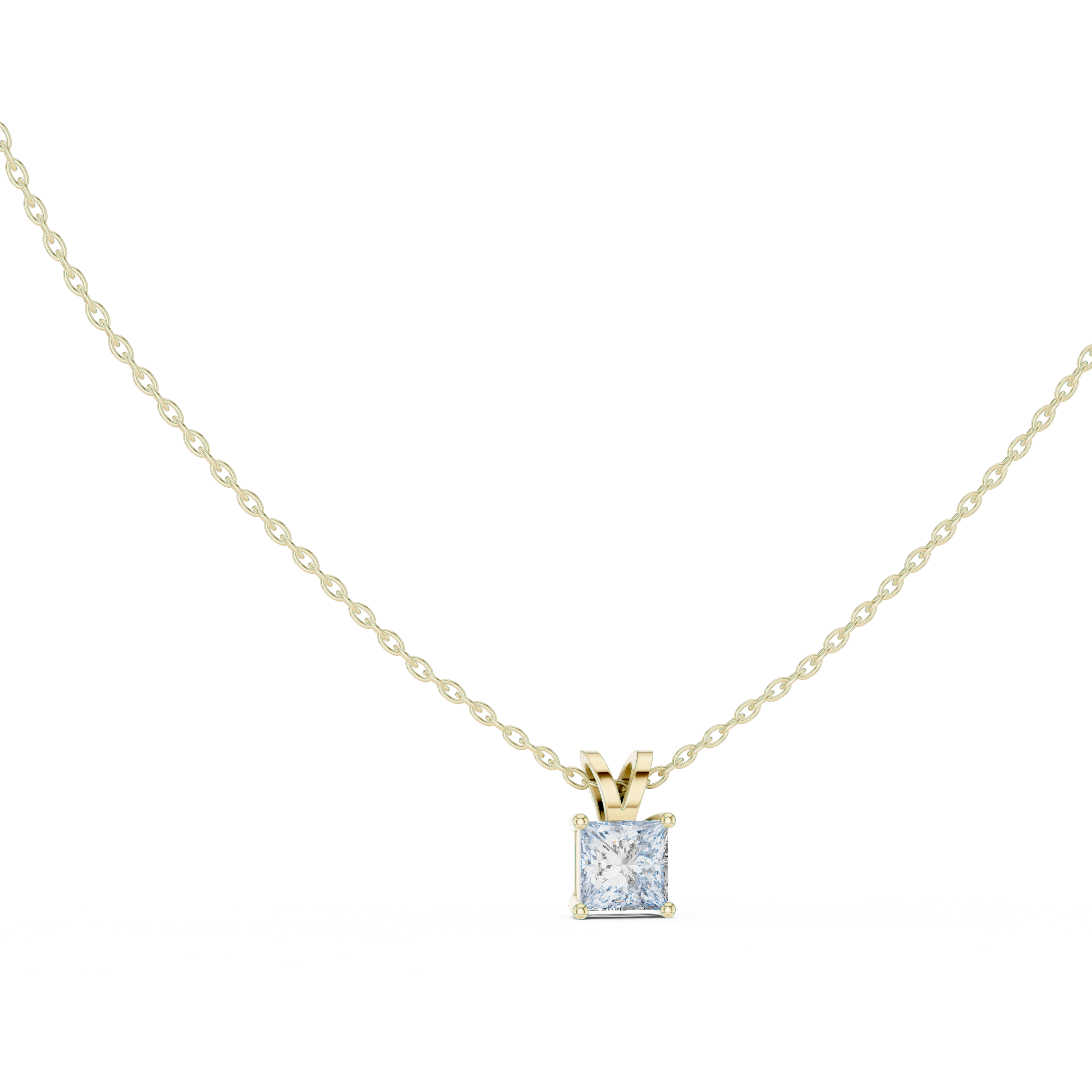 The One Carat Wonder Moissanite Solitaire Pendant