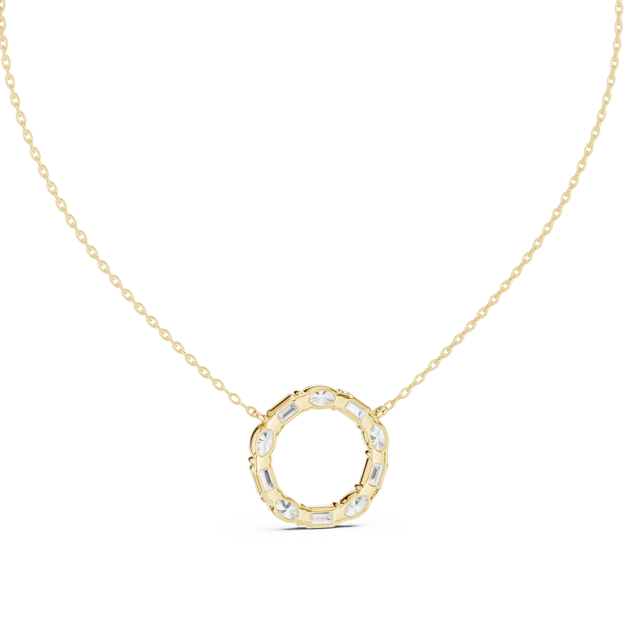 The Royal Cascade Moissanite Grand Drop Pendant