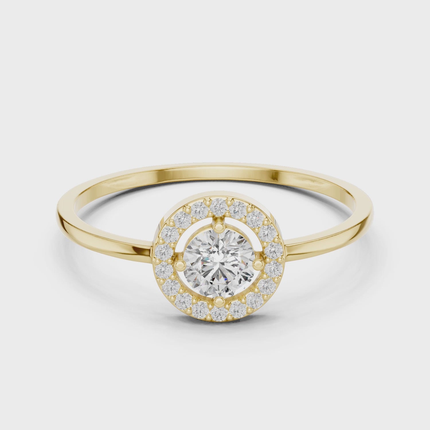 The Floating Radiance Halo Ring | Brilliance Multiplier