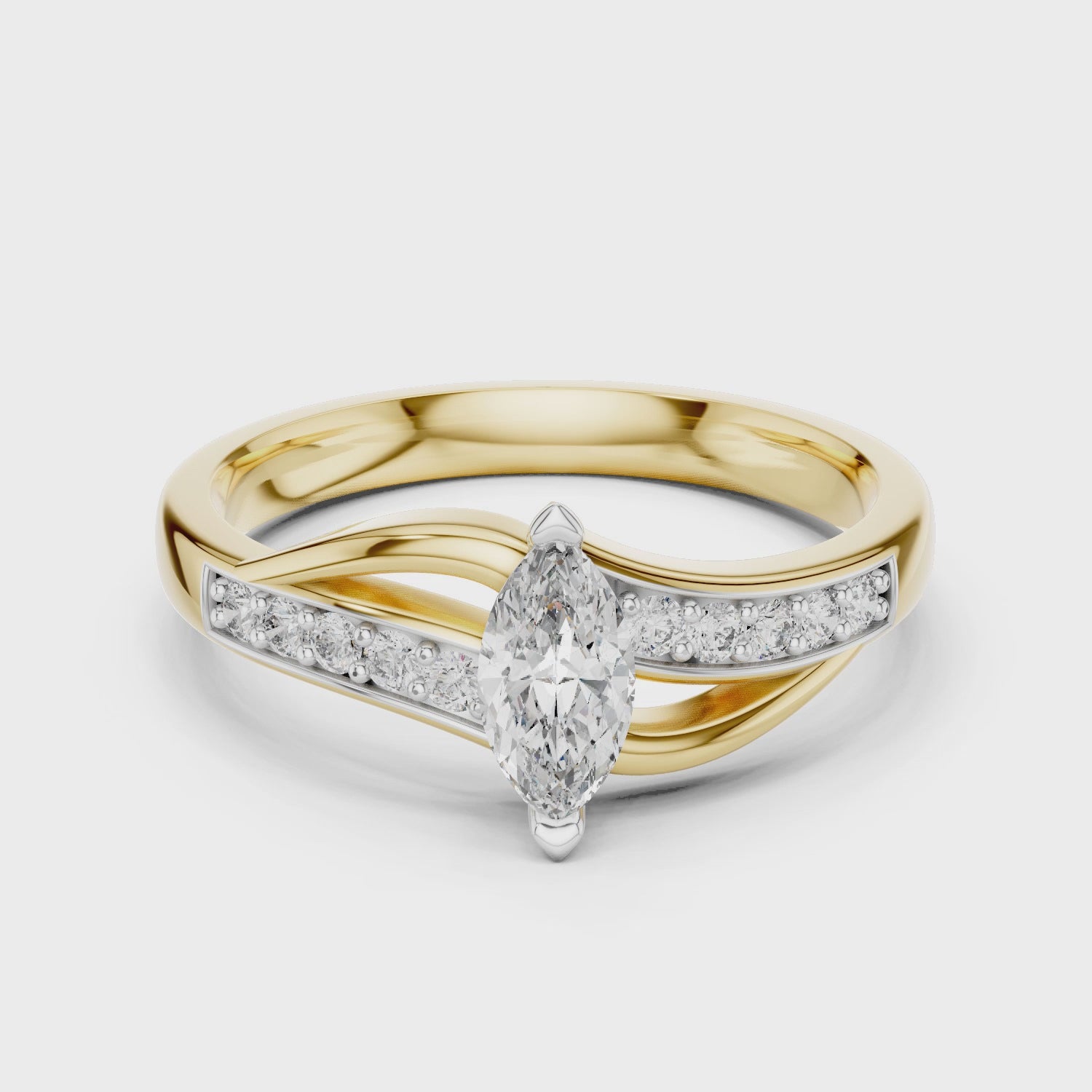 The Majestic Bloom Moissanite Cluster Ring