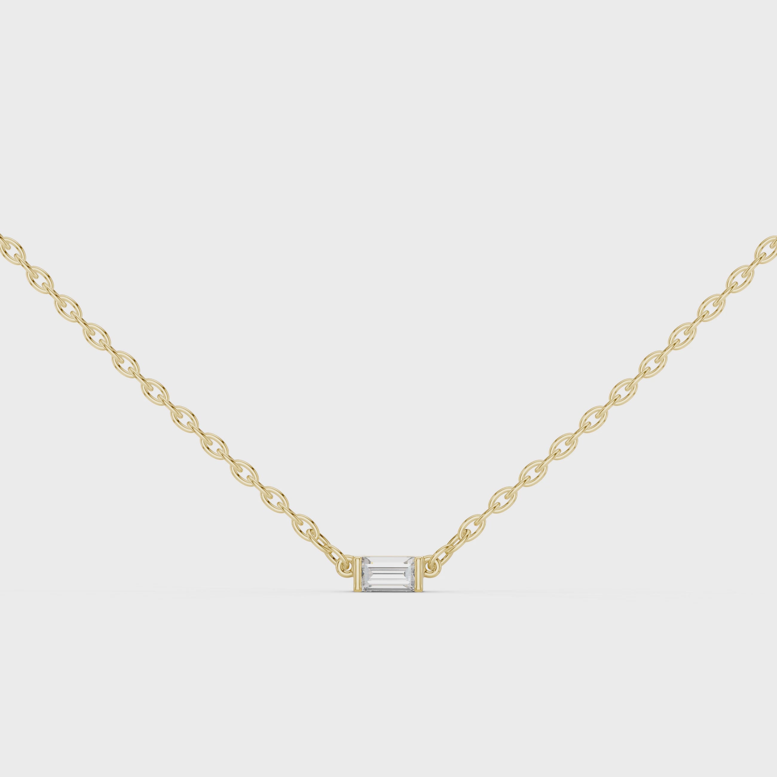 The Classic Brilliance Moissanite Solitaire Pendant