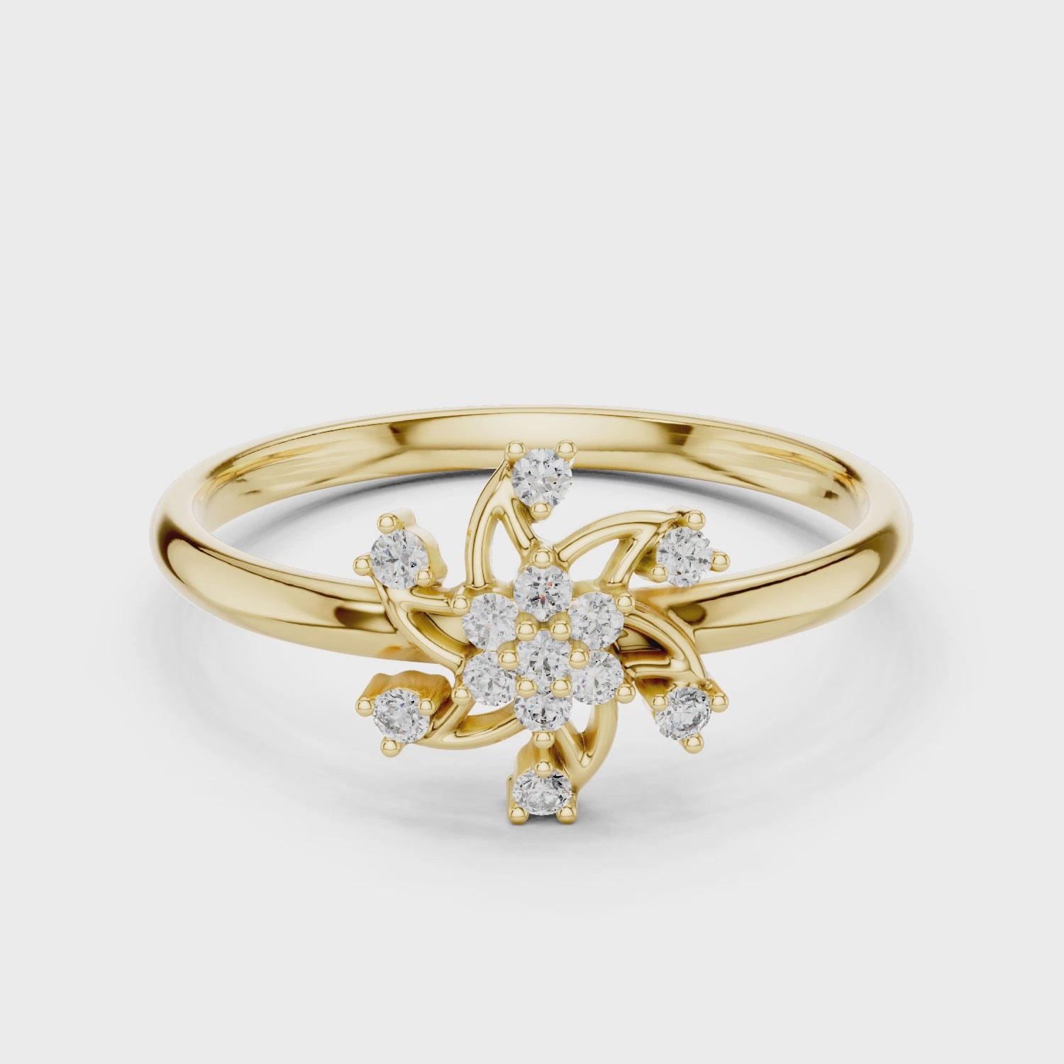 The Petal Bloom Cluster Ring | Dainty & Delightful