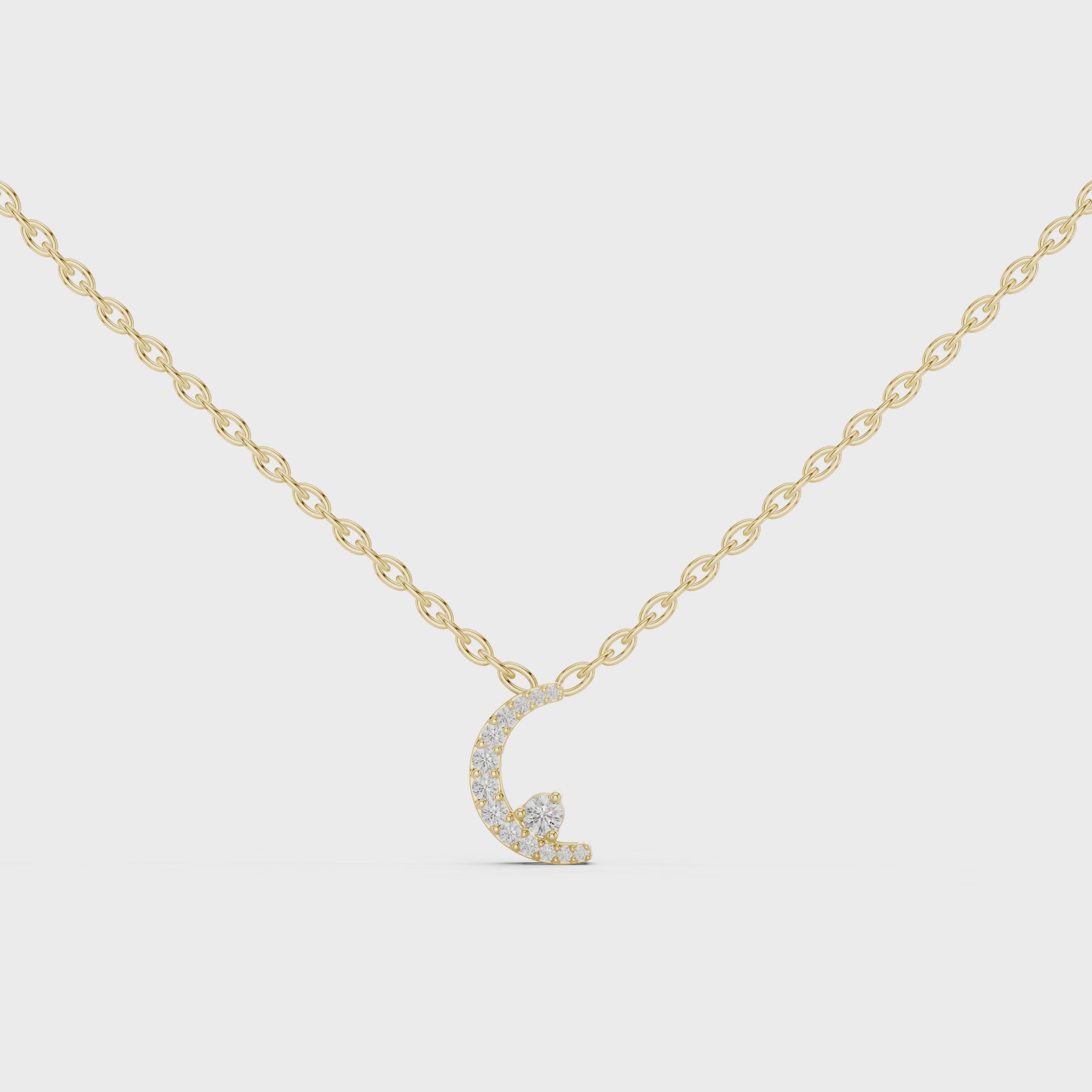 The Halo Illusion Moissanite Cluster Pendant