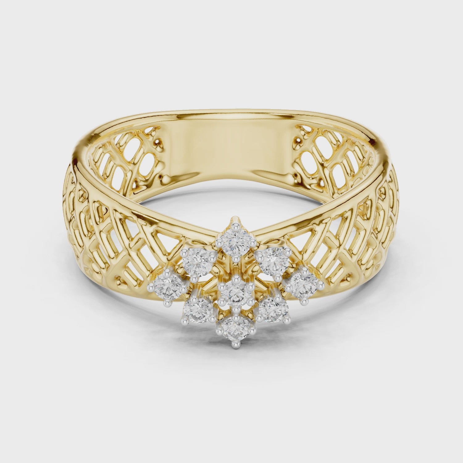The Eternal Promise Moissanite Solitaire-Look Engagement Ring